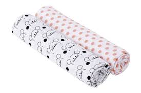 Swaddle Burp blanket 120x120 Little Chums mouse