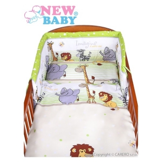 2-dielne posteľné obliečky New Baby 90/120 cm zelené safari